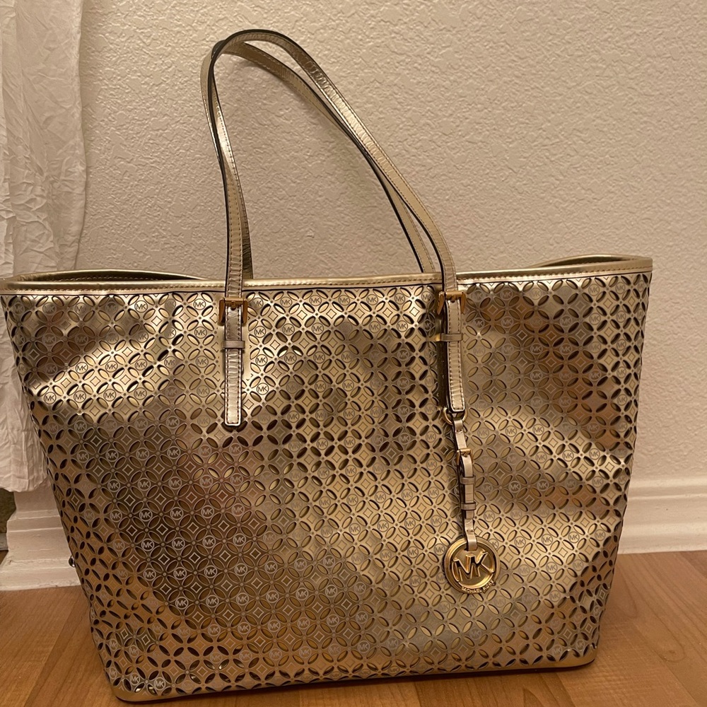 Michael Kors Gold tote bag